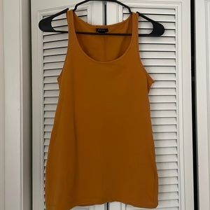 Amisu size L mustard yellow tank top